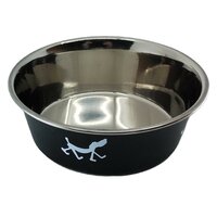 Miska 0,45 l so psíkom čierna